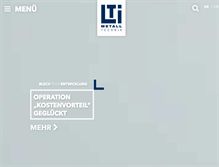 Tablet Screenshot of lti-metalltechnik.de